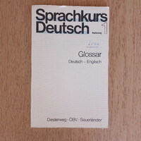Sprachkurs Deutsch - Deutsch / Englisch (német - angol szószedet - Glossar)