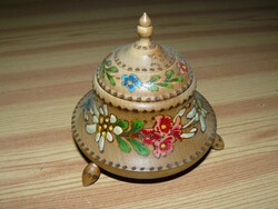 Floral special shaped wooden box