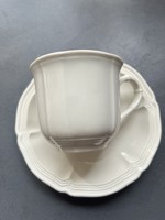 Tört fehér Villeroy & Boch Manoir prémium porcelán kávés szett