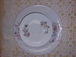 Beautiful floral porcelain plates