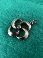 Vintage 4-moon silver pendant