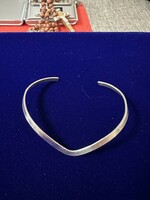 925 Silver rigid bracelet for thicker wrists