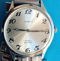Chaika Soviet watch, 17 stones