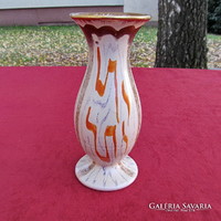 ~1950~ Fohr-ceramic Germany - marked, German porcelain vase (20 cm) mid-century