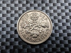Egyesült Királyság 6 Penny, 1963