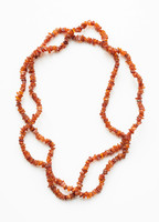 Giant amber necklace - made of natural amber pieces