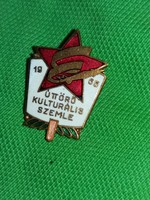 Very rare 1965 badge pioneer cultural review according to pictures