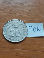 Hungarian People's Republic 20 forints 1983 copper-nickel 506