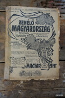 1905 Xi 15 / musical Hungary / for birthday :-) original, old newspaper no.: 25536