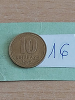 Argentina 10 centavos 1992 aluminum bronze 16