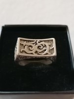 Mutatós Ezüst férfi pecsétgyűrű