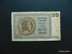 Jugoszlávia 20 dinár 1936