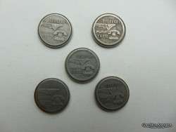 Lot of 5 telephone tantus - coins!