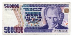 500,000 Lira 1970 Turkey