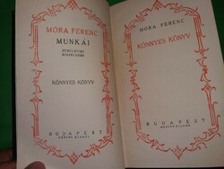 1933. Ferenc Móra: book with tears, book, novel, according to pictures, genius