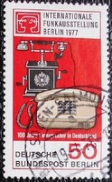BB549p / Németország - Berlin 1977 Rádiókiállítás bélyeg pecsételt