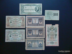 Russia rubles banknotes 8 pieces lot!