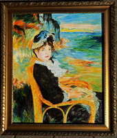 Augusta Renoir copy mid 20th century with invoice