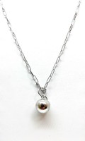 Modern silver chain with pendant (zal-ag117556)