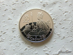 Anglia ezüst 1 crown 2006 PP 28.48 gramm 925 ös ezüst