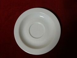 Lilien porcelain Austria, white tea cup coaster, diameter 16 cm. Jokai.
