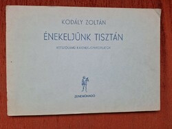 Zolta Kodály let's sing clearly two-part karen exercises