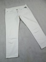 Original replay (w28) white women's three-quarter length jeans