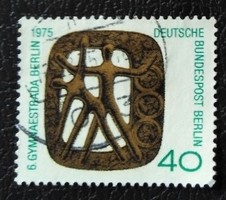 BB493p / Németország - Berlin 1975 GYMNAESTRADA Berlin bélyeg pecsételt