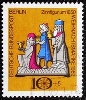 BB352p / Németország - Berlin 1969 Karácsony bélyeg pecsételt