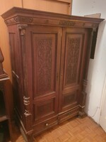 Old German antique cabinet