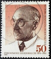 BB492p / Németország - Berlin 1975 Ferdinand Sauerbruch bélyeg pecsételt