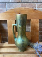 Zsolnay Nikelszky geza eosin vase with ears