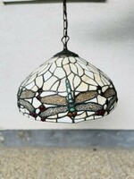 Tiffany stílusú ólomüveg lámpa, csillár