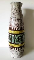 33 Cm, veb haldensleben, German, retro ceramic vase from the 1960s