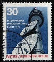 BB391p / Németország - Berlin 1971 Rádió kiállítás bélyeg pecsételt