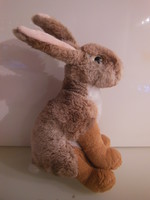 Easter - rabbit - 34 x 17 cm - lifelike eyes - very soft - German - flawless