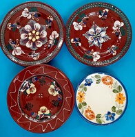 4 Városlőd ceramic plates