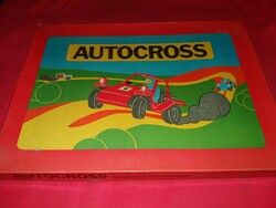 Old autocross interactive board game, only the box and playing area are in excellent condition as shown in the pictures