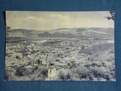 Képeslap, Törökbálint, látkép részlet, madártávlatból, 1959