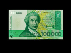 Unc - 100,000 dinars - Croatia - 1993