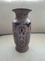Steinbach folk pottery vase from Mezőtúr
