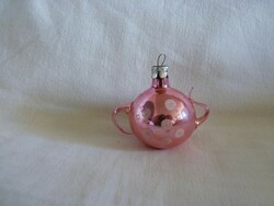 Old glass Christmas tree decoration - teapot!