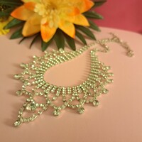 Silver plated party necklaces