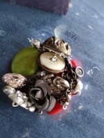 56 pieces of various vintage buttons