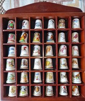 Mixed or English porcelain thimble marked unmarked