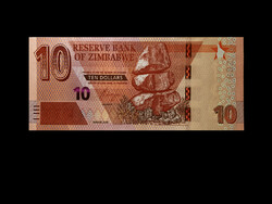 Unc - 10 dollars - Zimbabwe - 2020 (first member of a new series!)