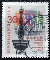 BB309p / Németország - Berlin 1967 Rádiókiállítás bélyeg pecsételt