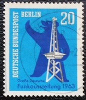 BB232p / Németország - Berlin 1963 Rádiókiállítás bélyeg pecsételt