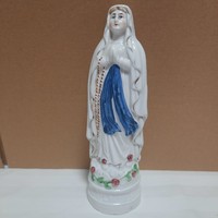 Notre dame de lourdes / Our Lady of Lourdes / porcelain statue favor object
