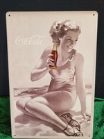 Coca - Cola dekorációs  Vintage fém tábla ÚJ! (13)